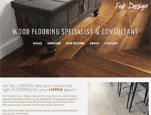 Tablet Screenshot of floorsbyfalldesign.com
